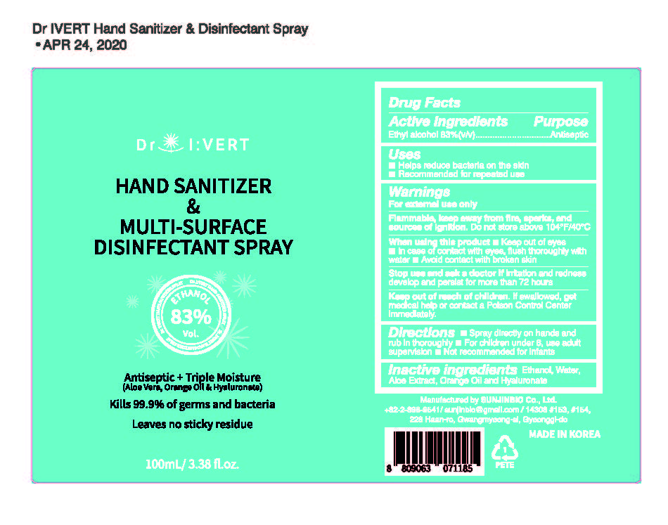 Pill image for Sunjinbio Co.,ltd - Dr.ivert Hand Sanitizer Spray