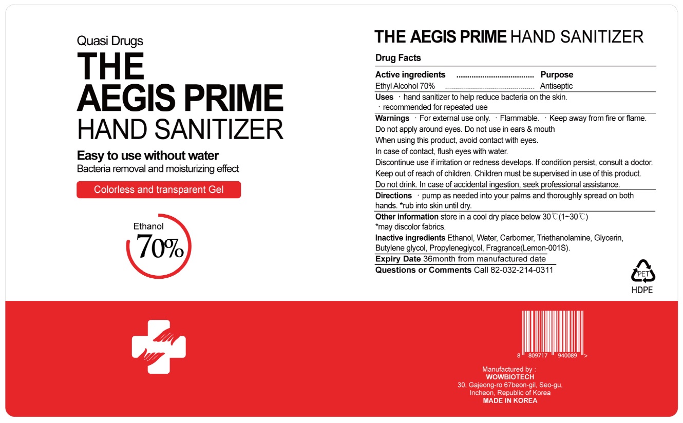 Pill image for wowbiotech - the aegis prime hand sanitizer
