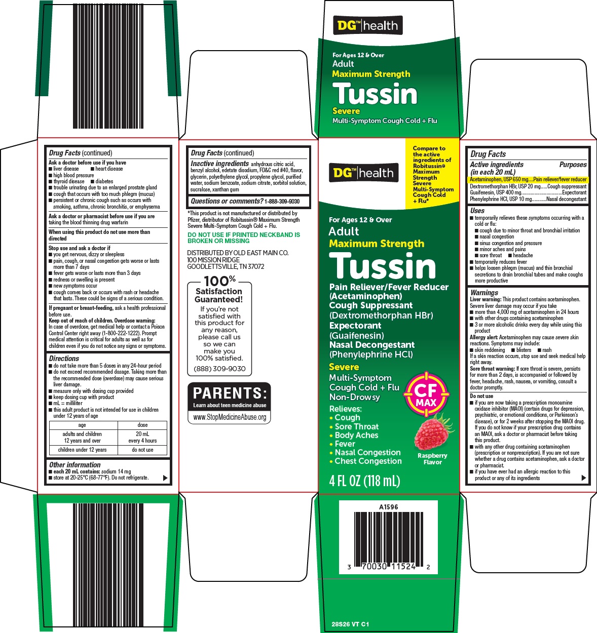 Pill image for Dolgencorp, Llc Tussin Drug Facts