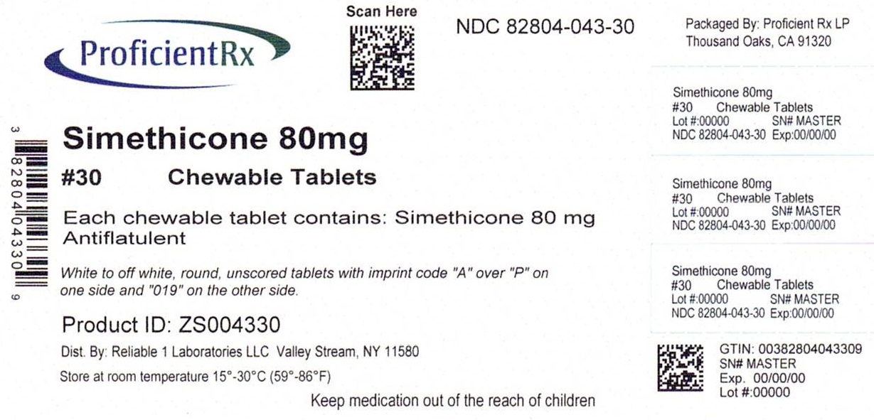 Pill image for Simethicone 80 Mg