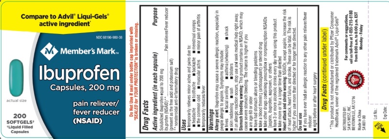 Pill image for Ibuprofen Capsules, 200 Mg