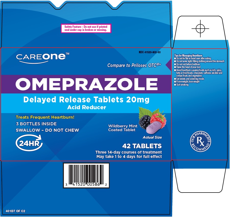 Pill image for American Sales Company Omeprazole Drug Facts