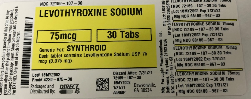 Pill image for Levothyroxine Sodium