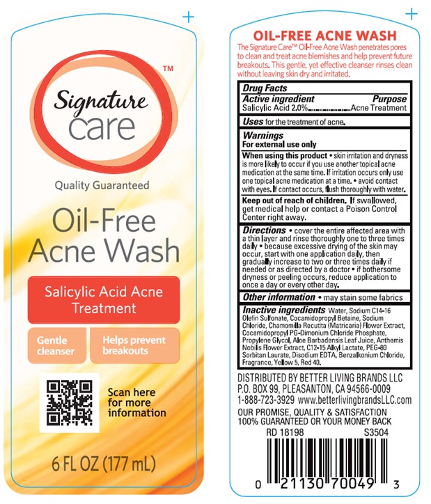 Pill image for Signature Care Oil-free Acne Wash