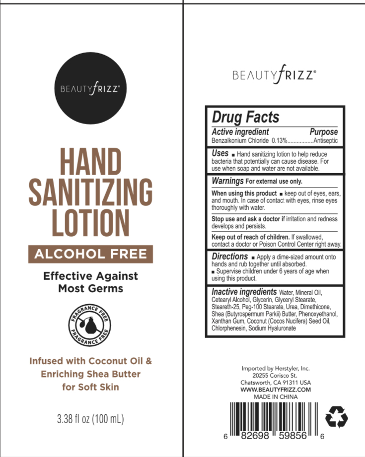 Pill image for Beautyfrizz Hand Sanitizer Lotion Bzk Coconut