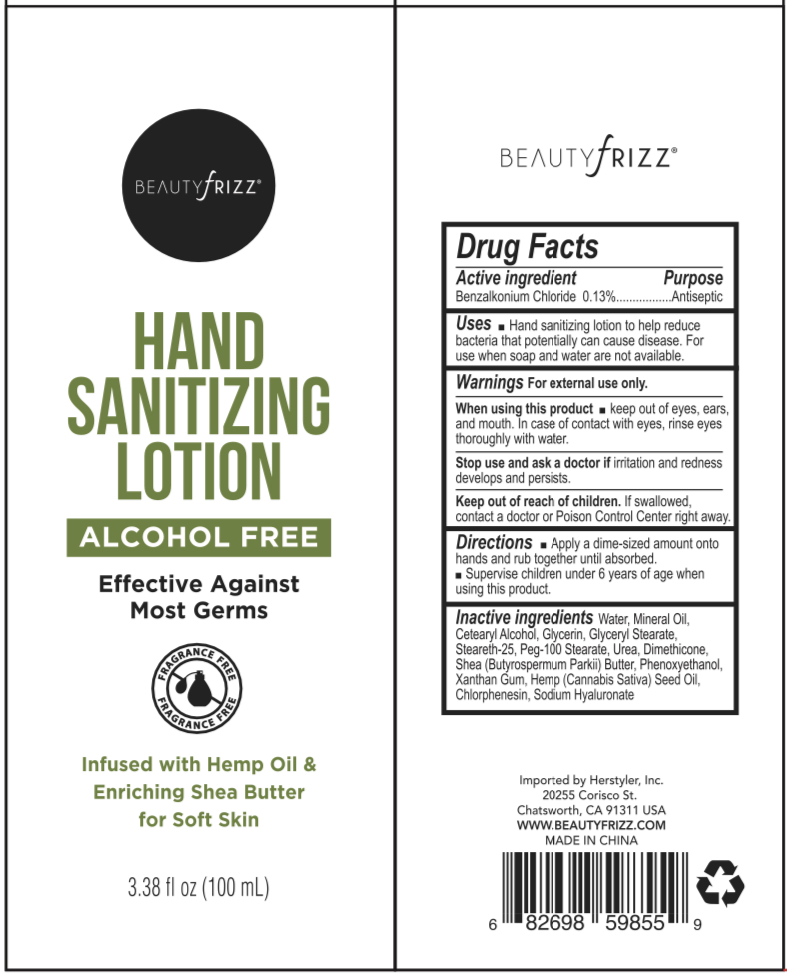 Pill image for Beautyfrizz Hand Sanitizer Lotion Bzk Hemp
