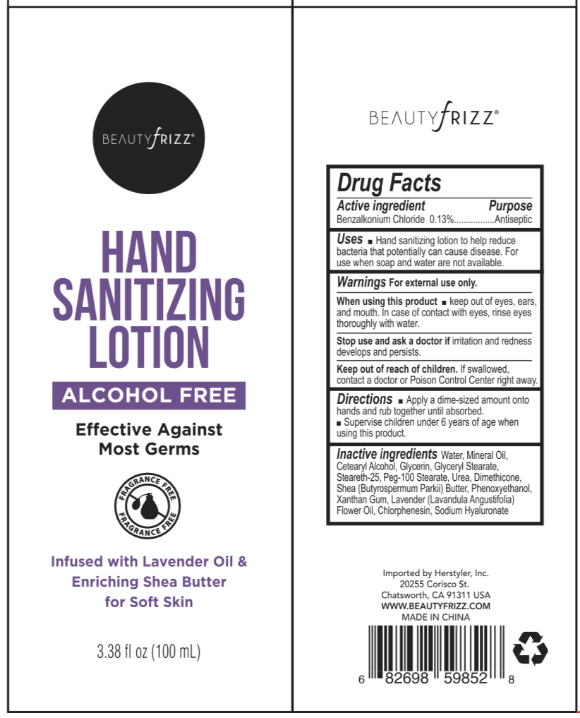 Pill image for Beautyfrizz Hand Sanitizer Lotion Bzk Lavender