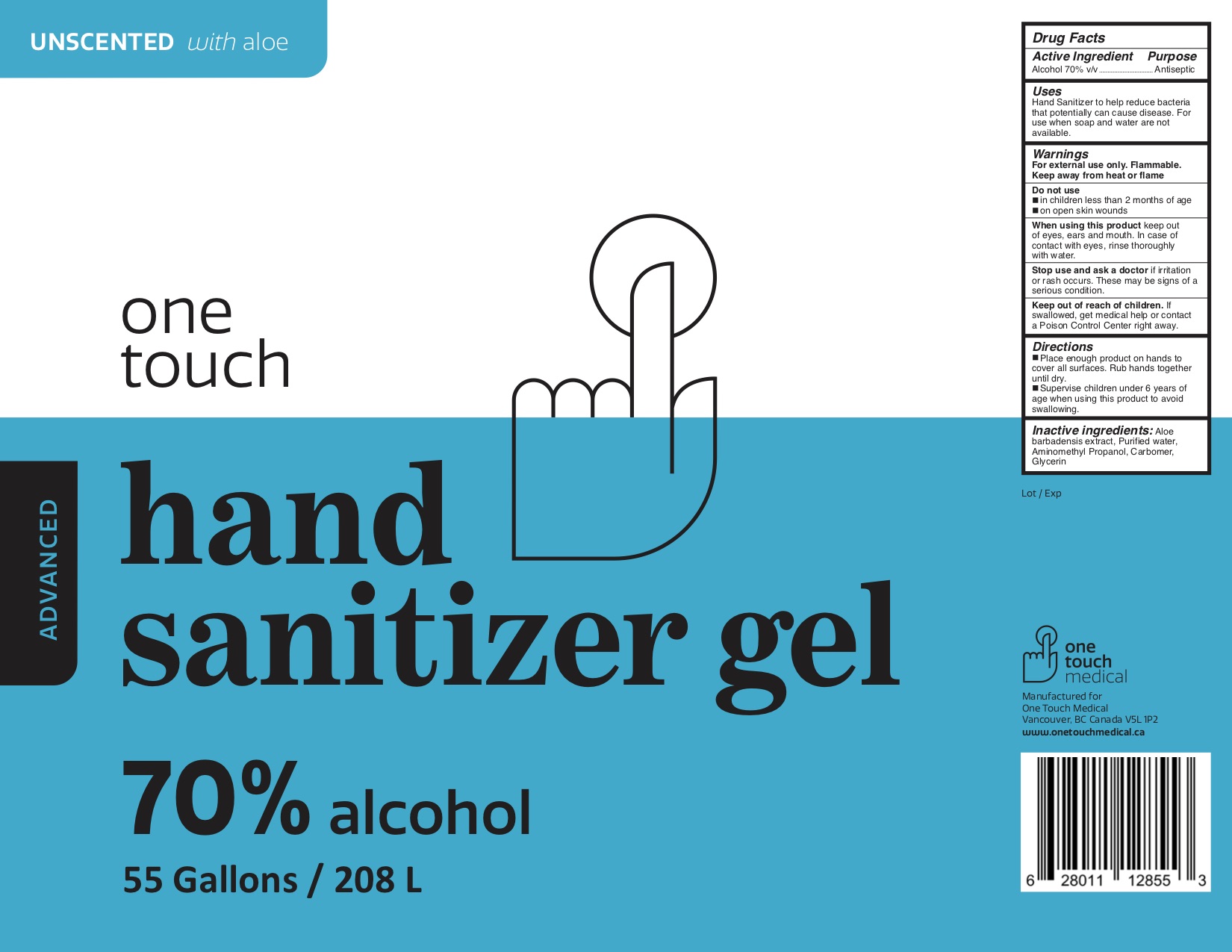 Pill image for One Touch Hand Sanitizer Gel