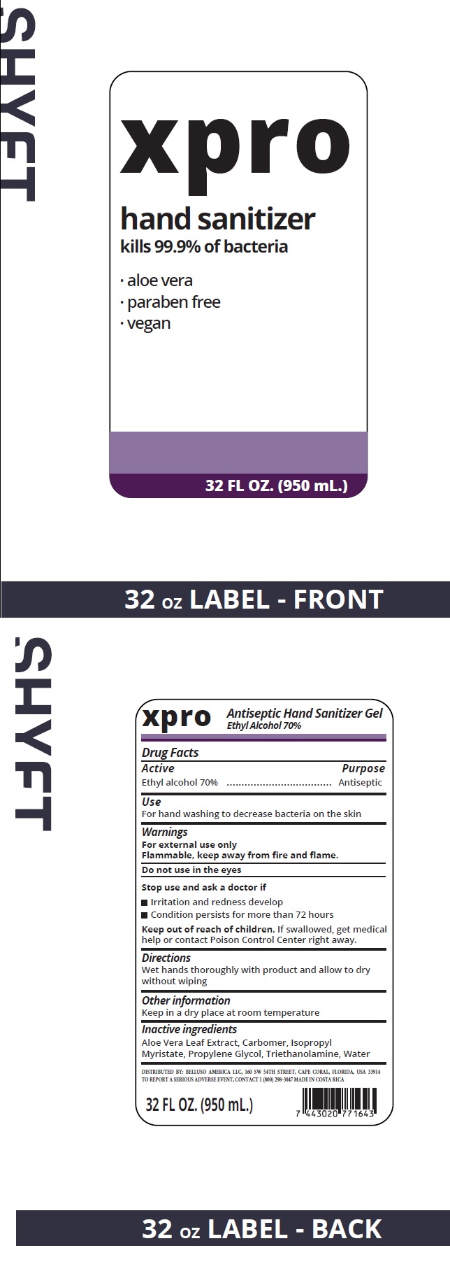 Pill image for xpro antiseptic hand sanitizer gel
