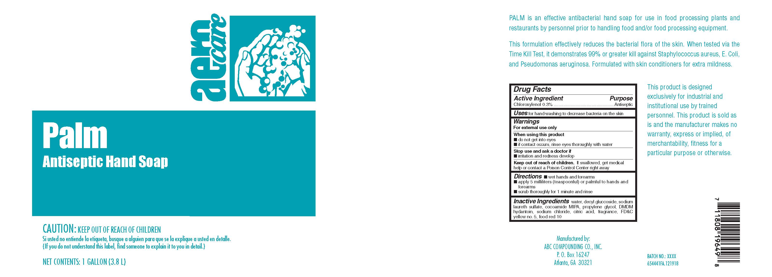 Pill image for Palm 6544 Drug Facts And Label