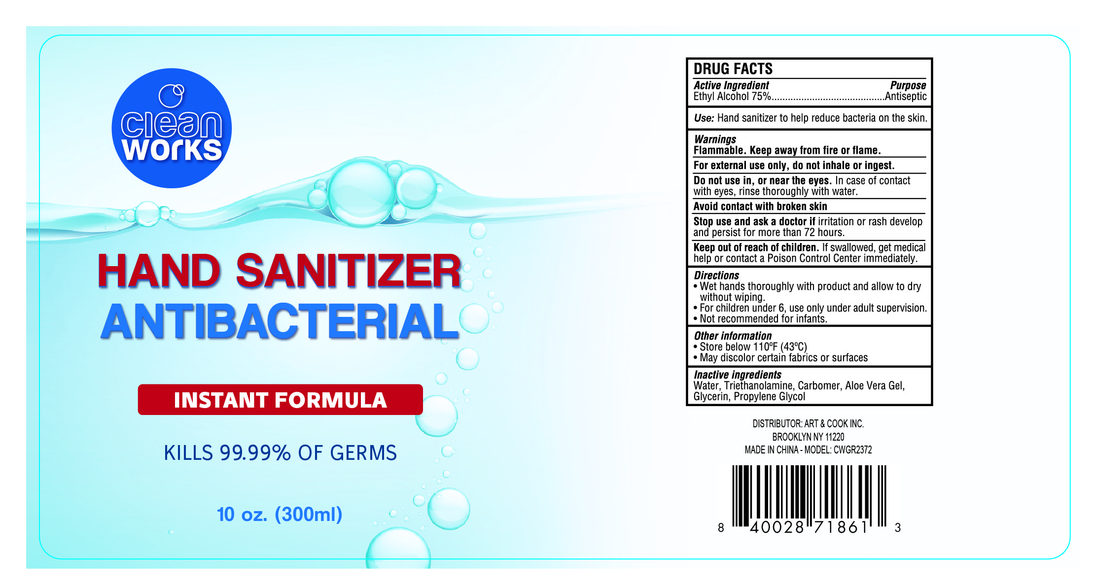 Pill image for Clean Works Hand Sanitizer