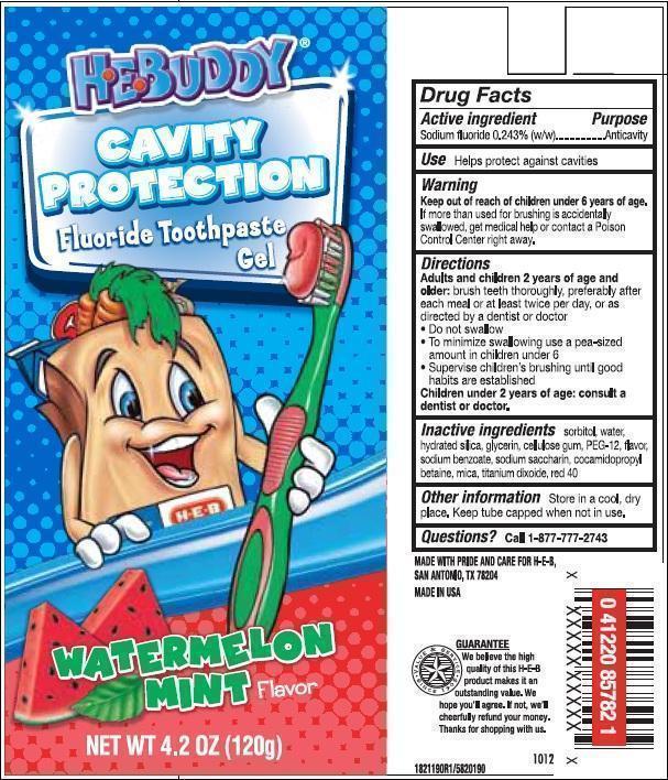 Pill image for 5820034 Heb Cavity Protection Watermelon Mint (8015188)