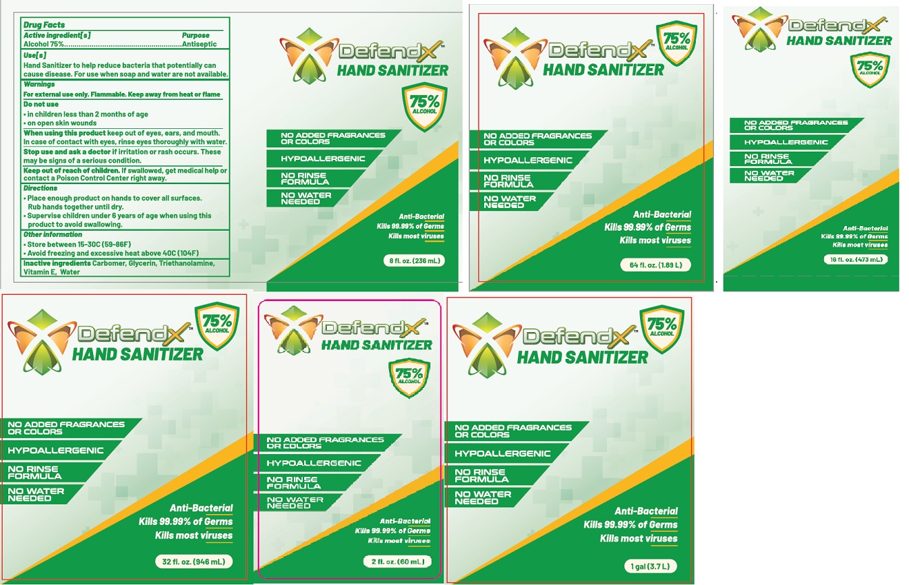 Pill image for Defendx Hand Sanitizer Gel