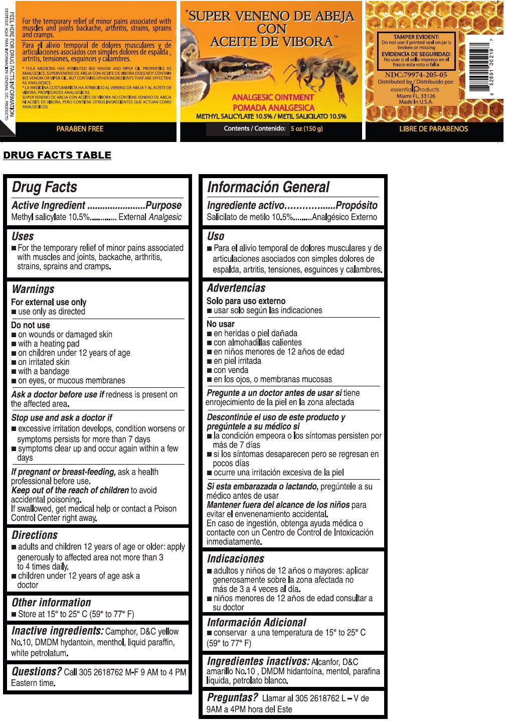 Pill image for Super Veneno De Abeja Con Aceite De Vibora