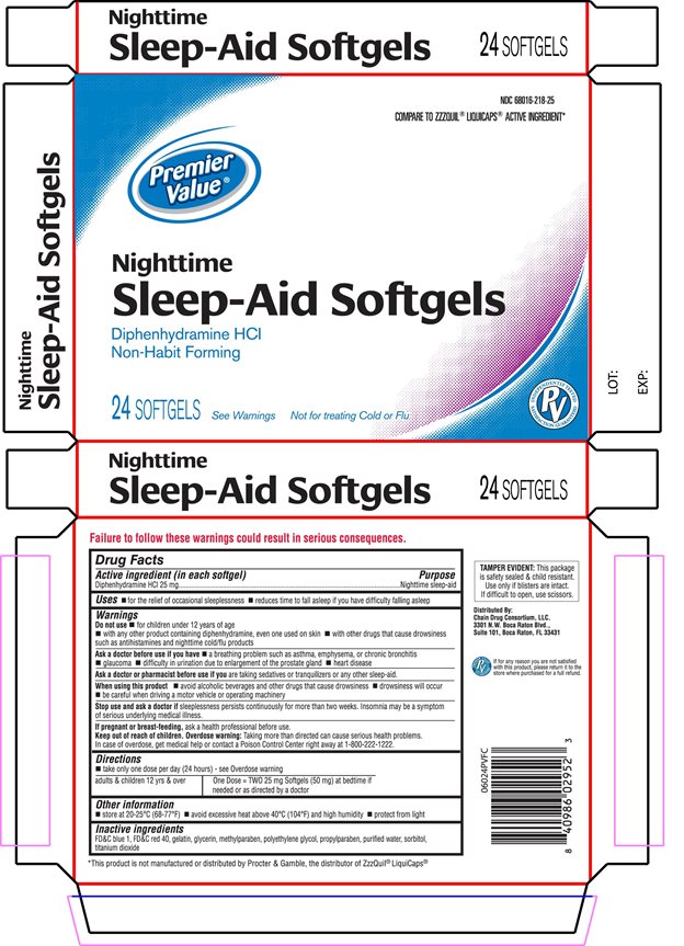 Pill image for Premier Value Sleep-aid Softgels