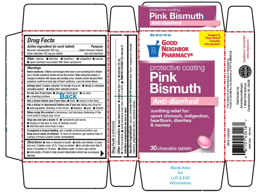 Pill image for Gnp Pink Bismuth