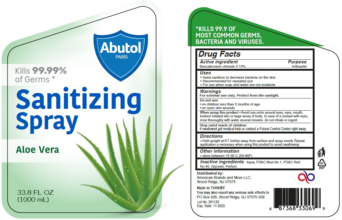 Pill image for Abutol Paris Sanitizing Spray Aloe Vera