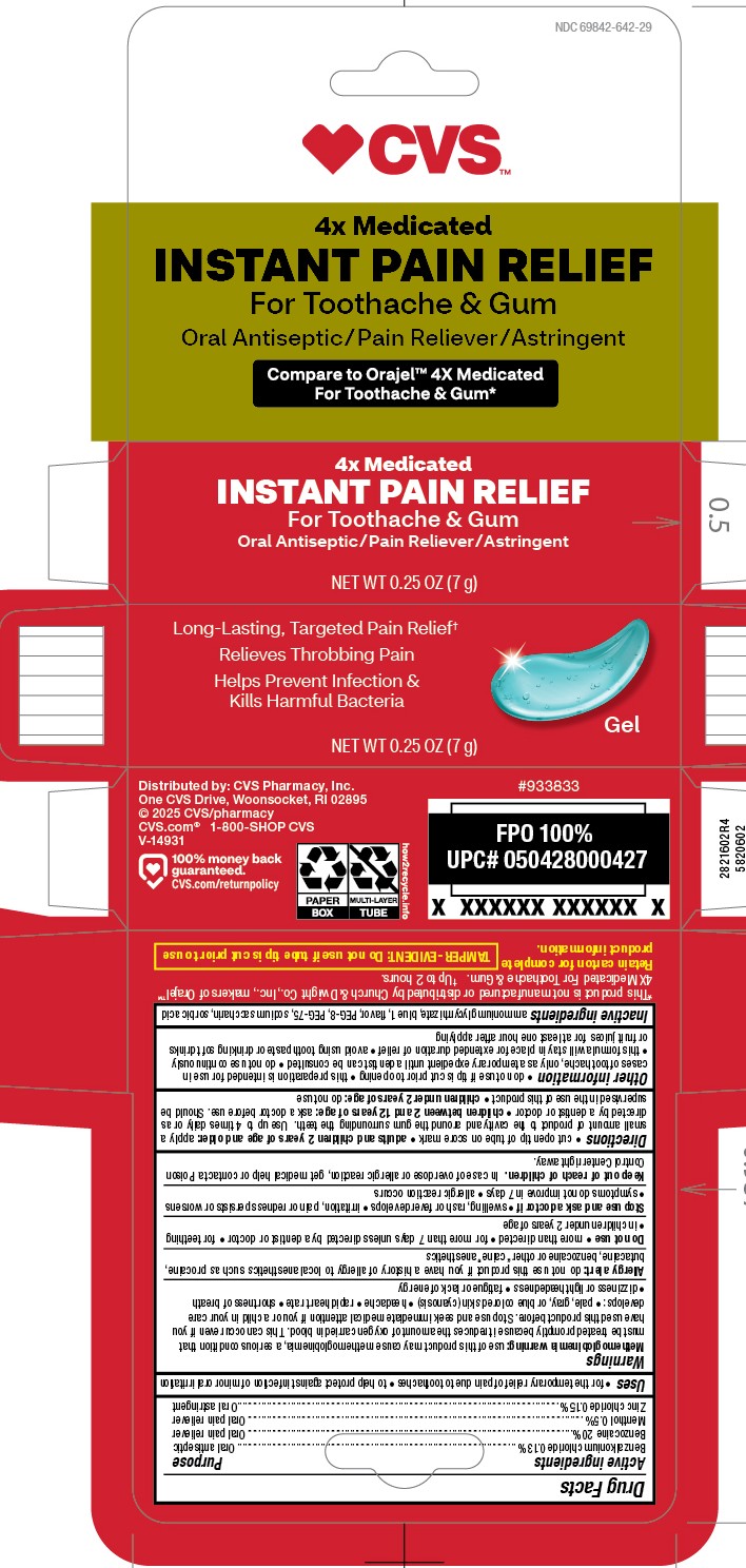 Pill image for 5820602 4x Medicated Instant Pain Relief Gel