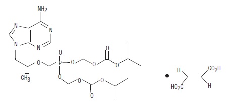 Pill image for These Highlights Do Not Include All The Information Needed To Use tenofovir Disoproxil Fumarate Tablets safely And Effectively. See Full Prescribing Information For Tenofovir Disoproxil Fumarate Tablets.