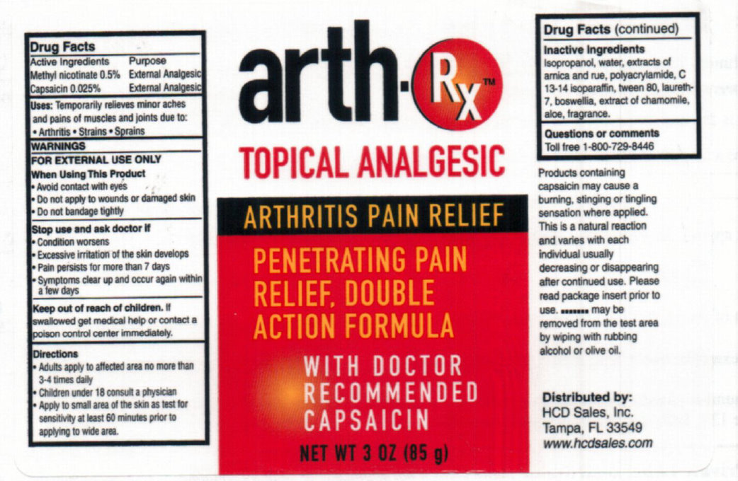 Pill image for Arth Rx Topical Analgesic