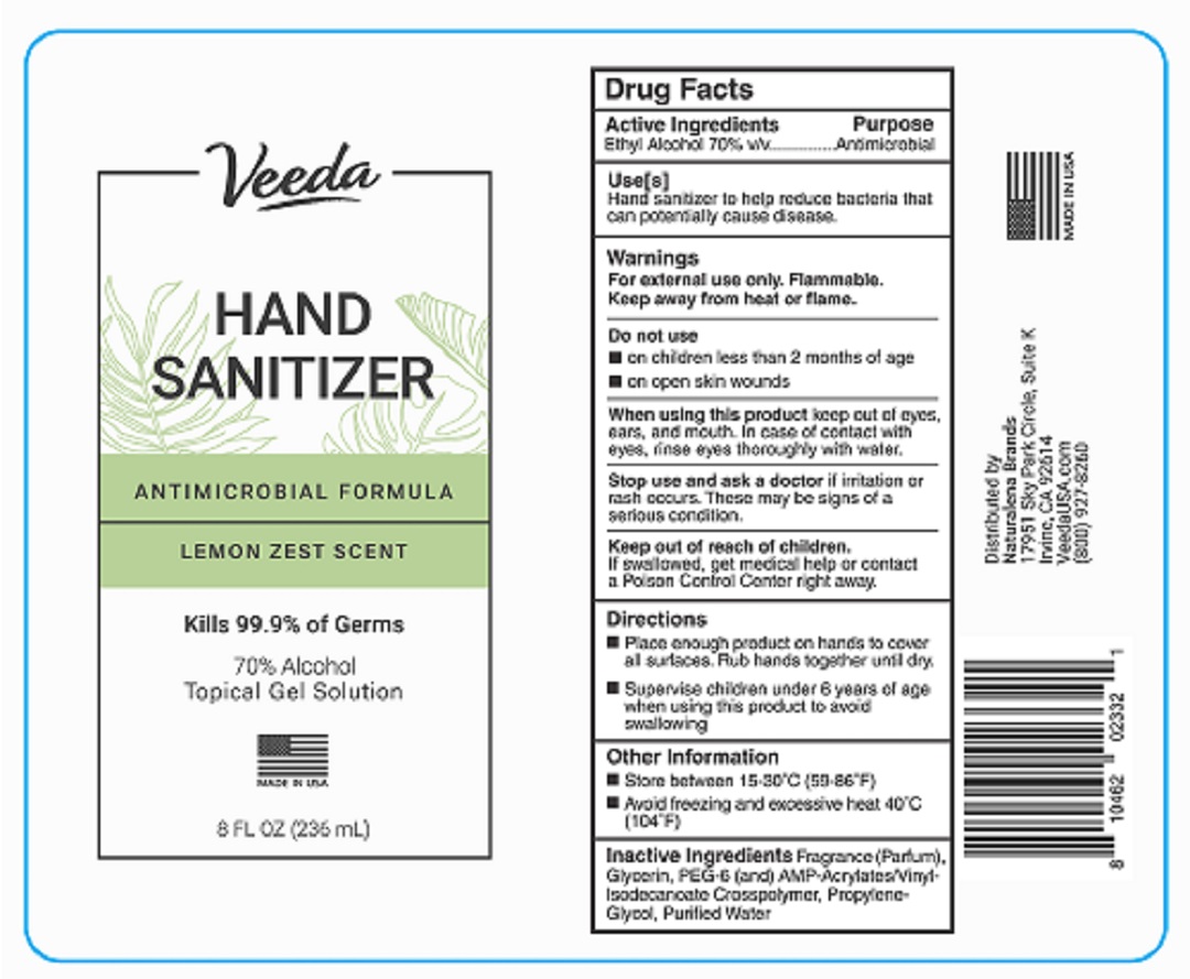Pill image for veeda hand sanitizer