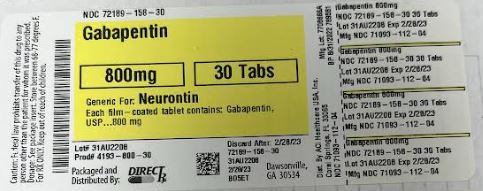 Pill image for Gabapentin