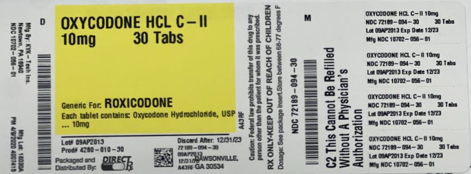 Pill image for Oxycodone