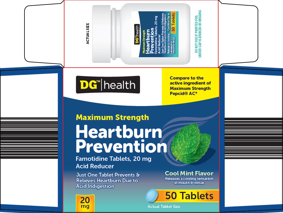 Pill image for Dolgencorp, Llc Heartburn Prevention Drug Facts