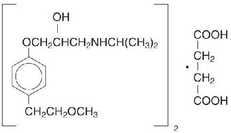 Pill image for These Highlights Do Not Include All The Information Needed To Use Metoprolol Succinate Extended-release Tablets Safely And Effectively. See Full Prescribing Information For Metoprolol Succinate Extended-release Tablets.