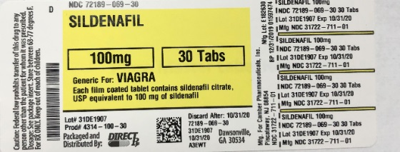 Pill image for Sildenafil