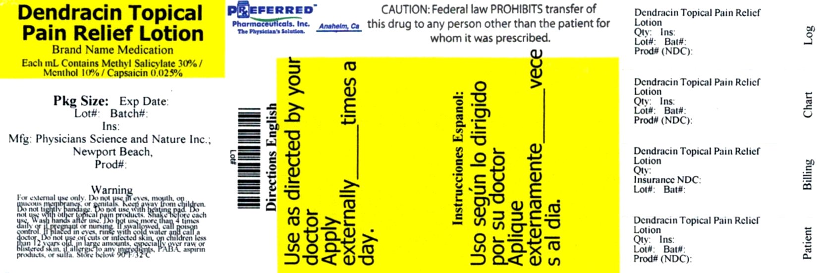 Pill image for Dendracin Neurodendraxcin®, Topical Pain Relief Lotion