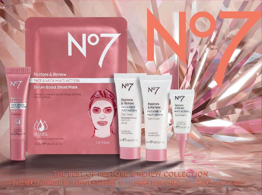 Pill image for No7 restore And Renew Face And Neck Multi Action Day Cream Sunscreen Broad Spectrum Spf 30