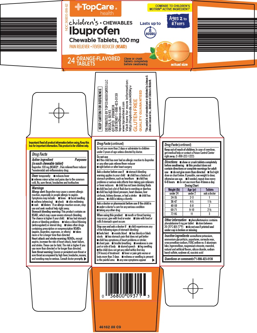 Pill image for Topco Associates Llc. Children’s Ibuprofen Drug Facts
