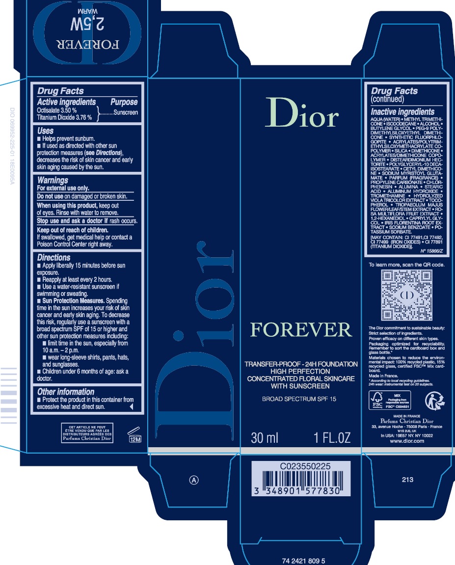 Pill image for Forever Transfer-proof - 24h Foundation High Perfection Concentrated Floral Skincare With Sunscreen Broad Spectrum Spf 15 2.5w