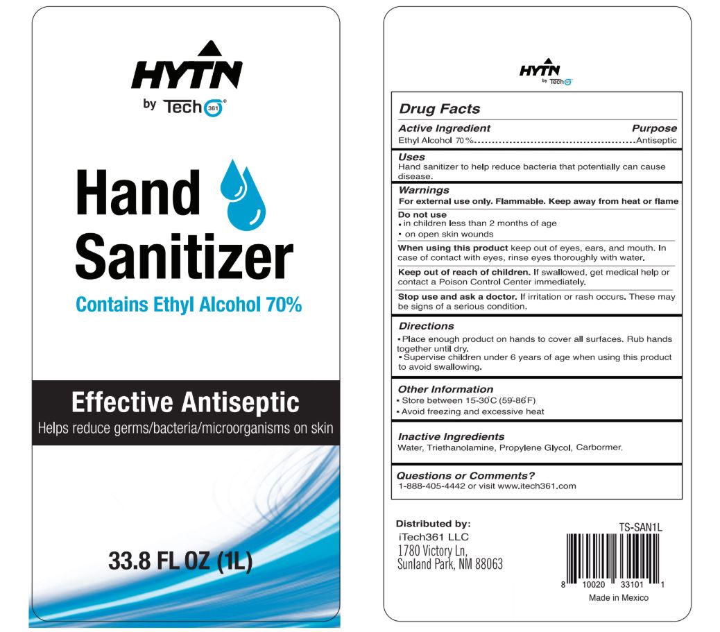 Pill image for Tech361 Hytn Hand Sanitizer 1l