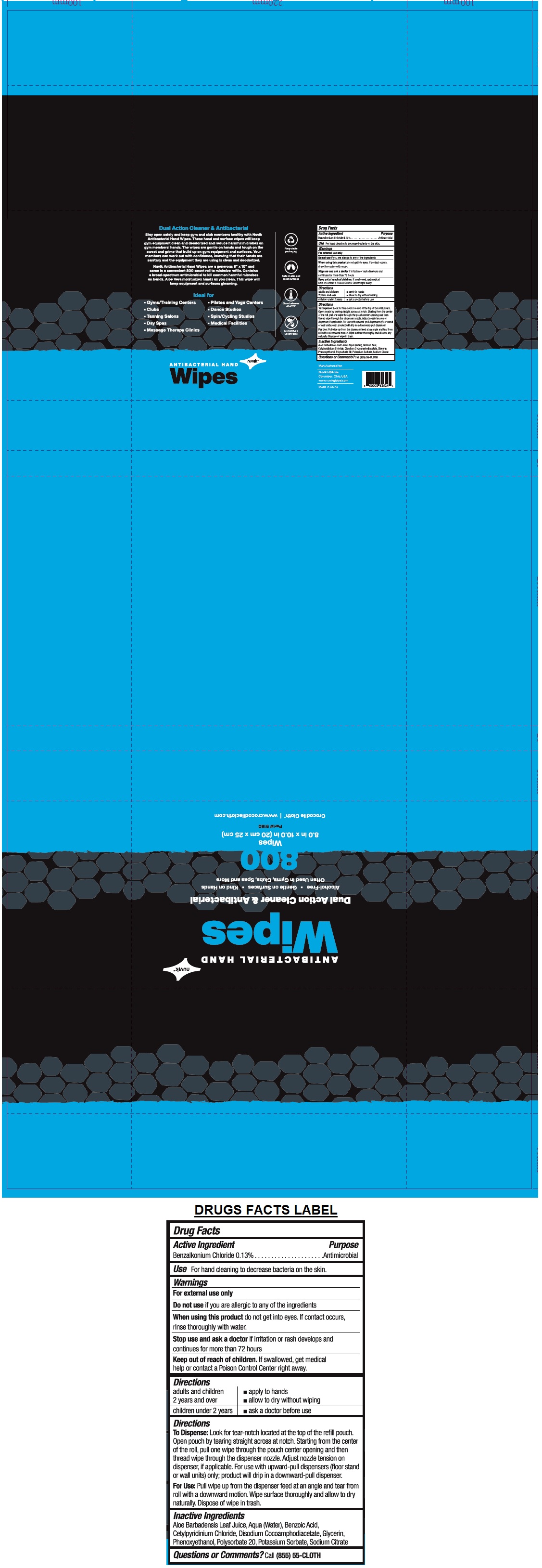 Pill image for Nuvik Antibacterial Hand Wipes