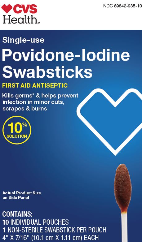 Pill image for 69842-935 Cvs Pvp Swabsticks