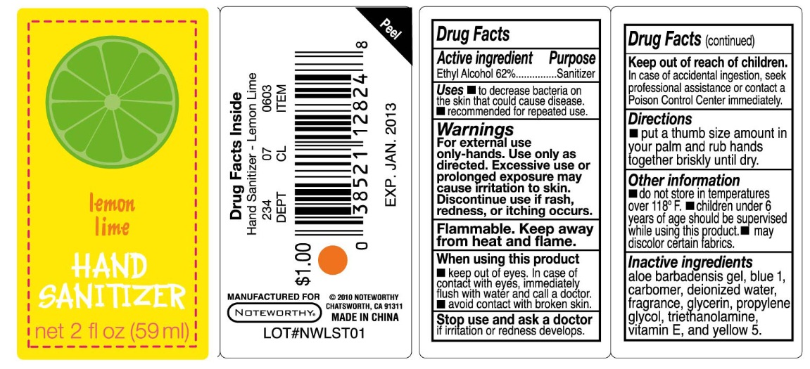 Pill image for Lemon Lime Hand Sanitizer