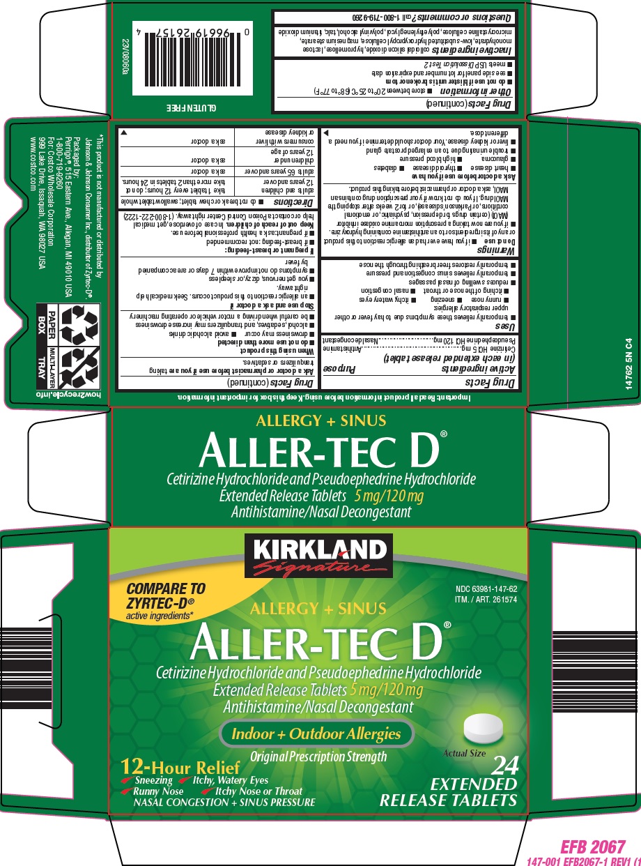 Pill image for costco wholesale corp. aller-tec d drug facts