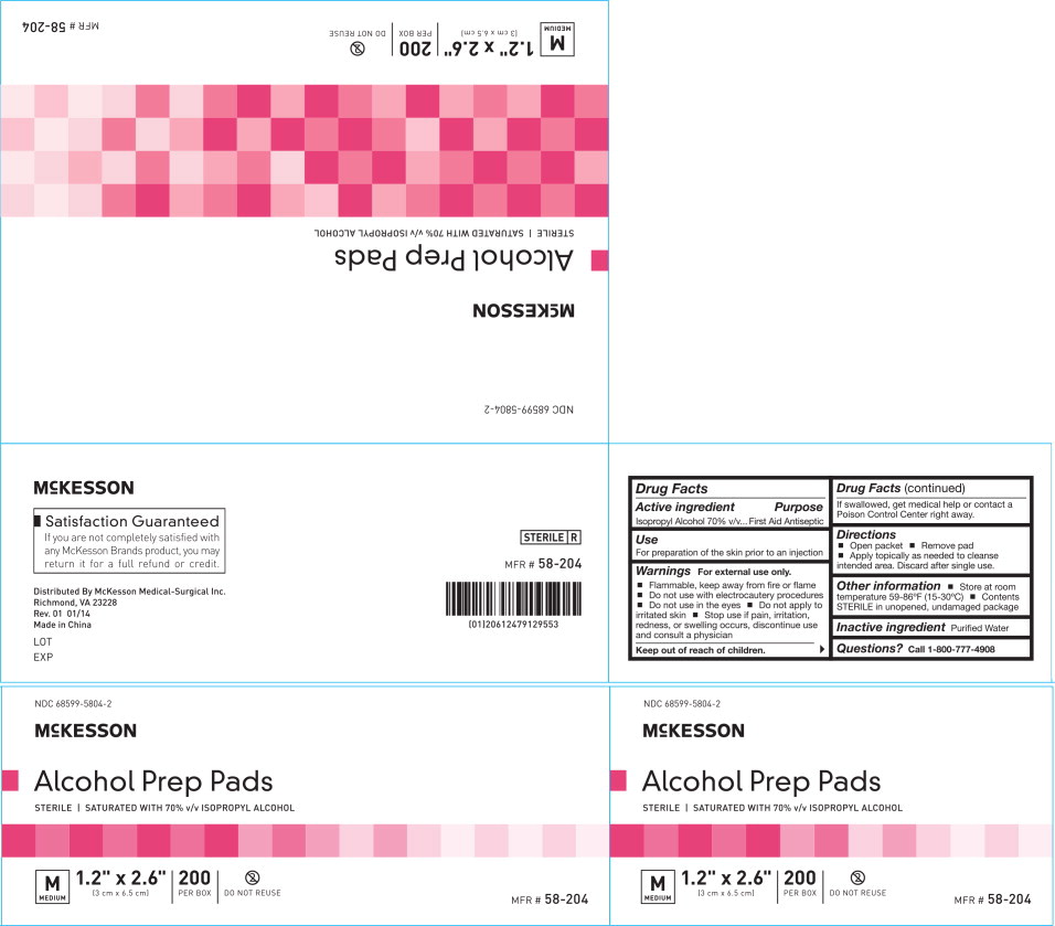 Pill image for Mckesson Alcohol Prep Pads