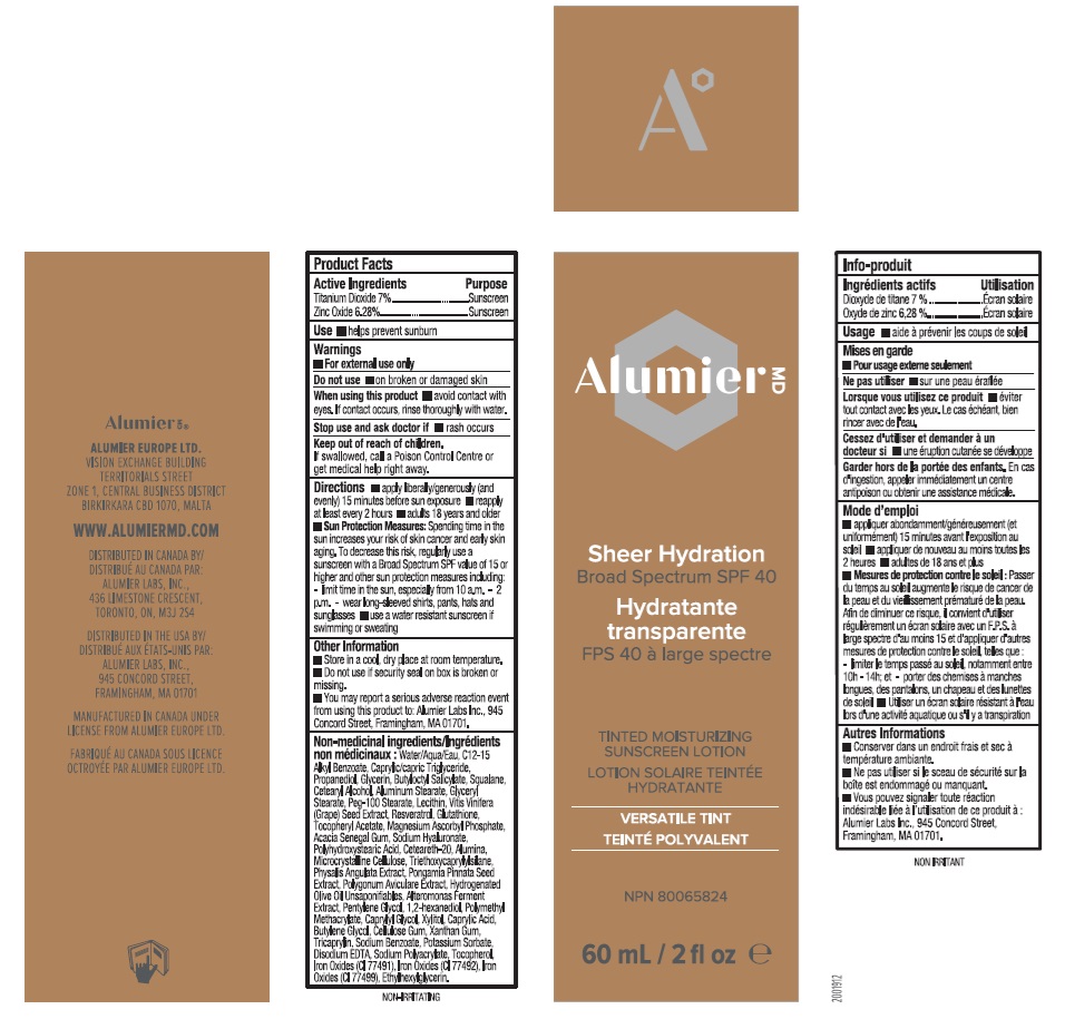 Pill image for Alumier Md Sheer Hydration Tinted Moisturizing Sunscreen