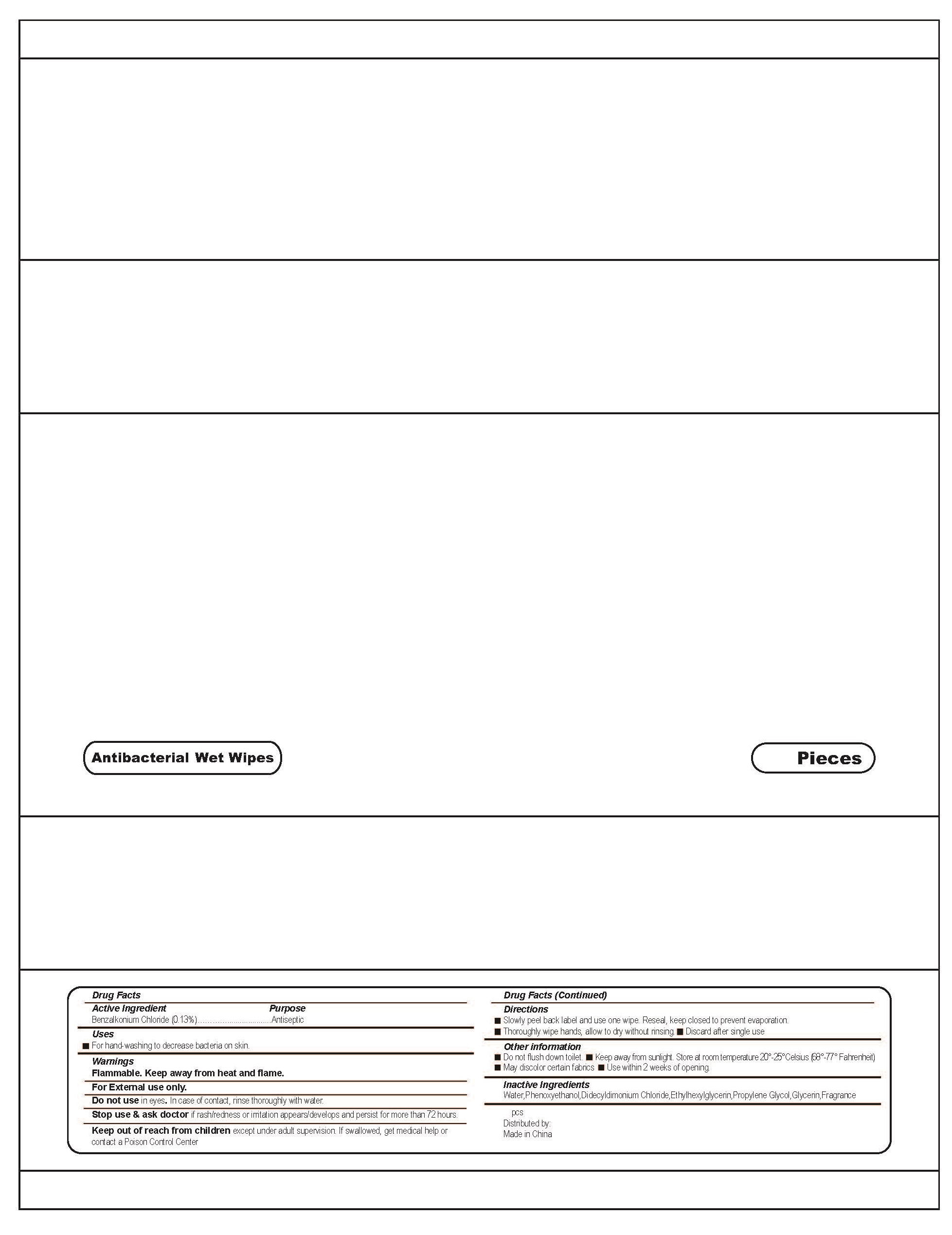 Pill image for 79293-002 Antibacterial Wet Wipes 0.13% Benzalkonium Chloride