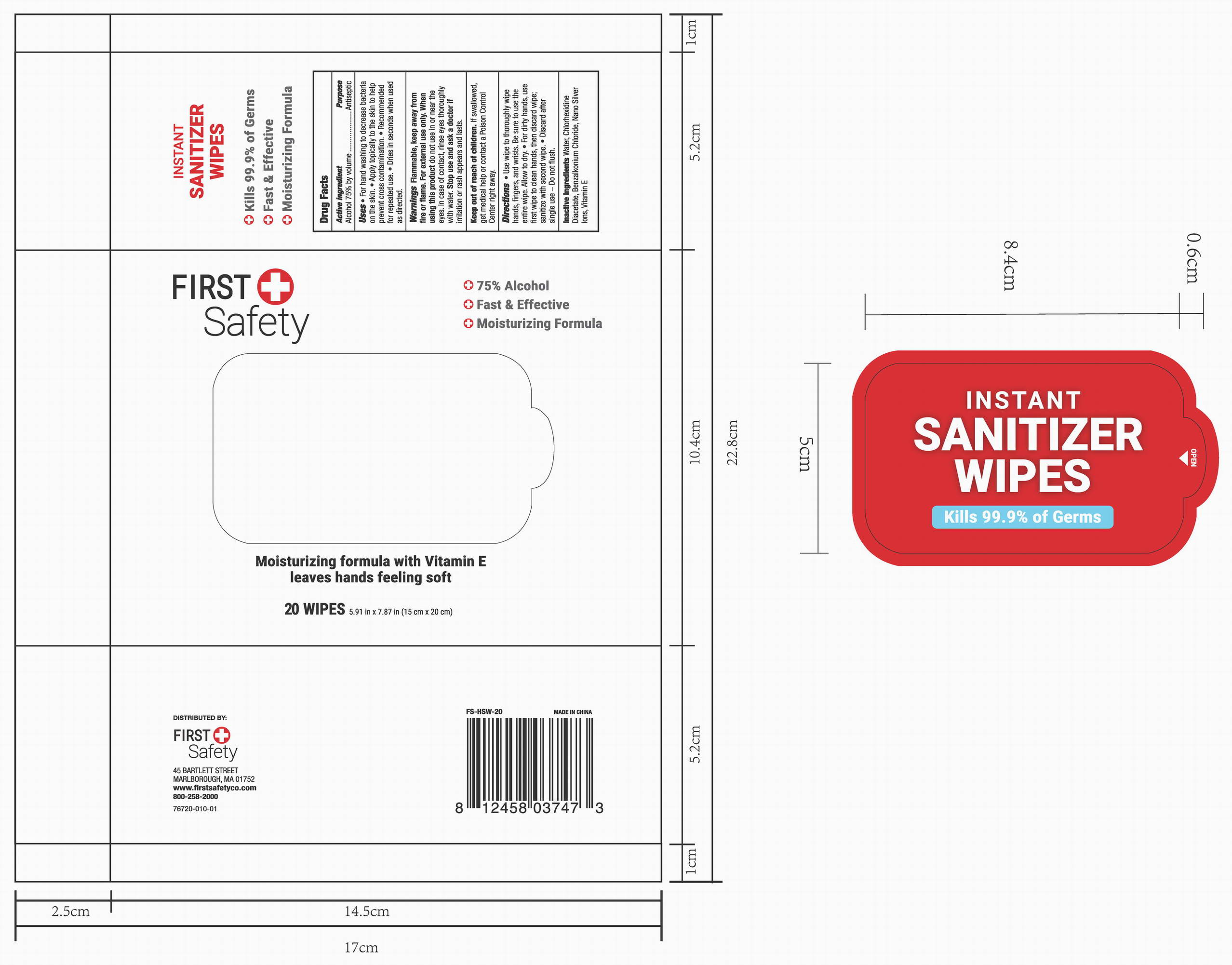 Pill image for Instant Sanitizing Wipes