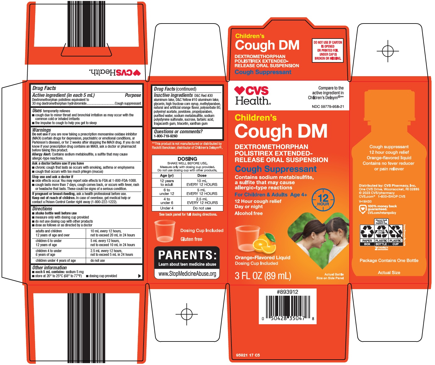Pill image for Cvs Pharmacy, Inc. Cough Dm Drug Facts