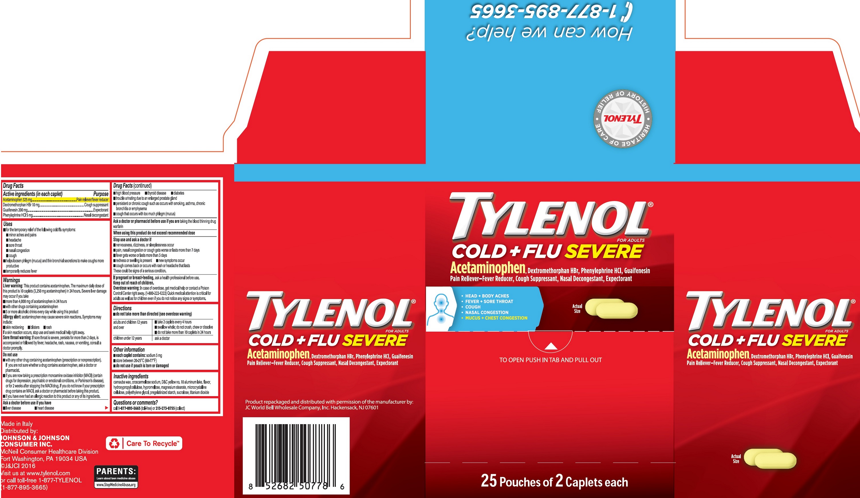Pill image for Tylenol Cold Plus Flu Severe