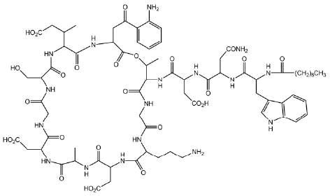 Pill image for These Highlights Do Not Include All The Information Needed To Use Daptomycin For Injection Safely And Effectively. See Full Prescribing Information For Daptomycin For Injection.