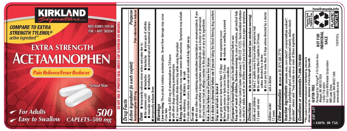 Pill image for costco wholesale corp. acetaminophen drug facts