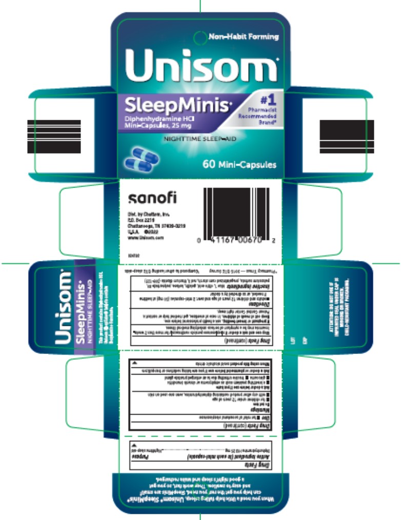 Pill image for unisom sleepminis nighttime sleep-aid