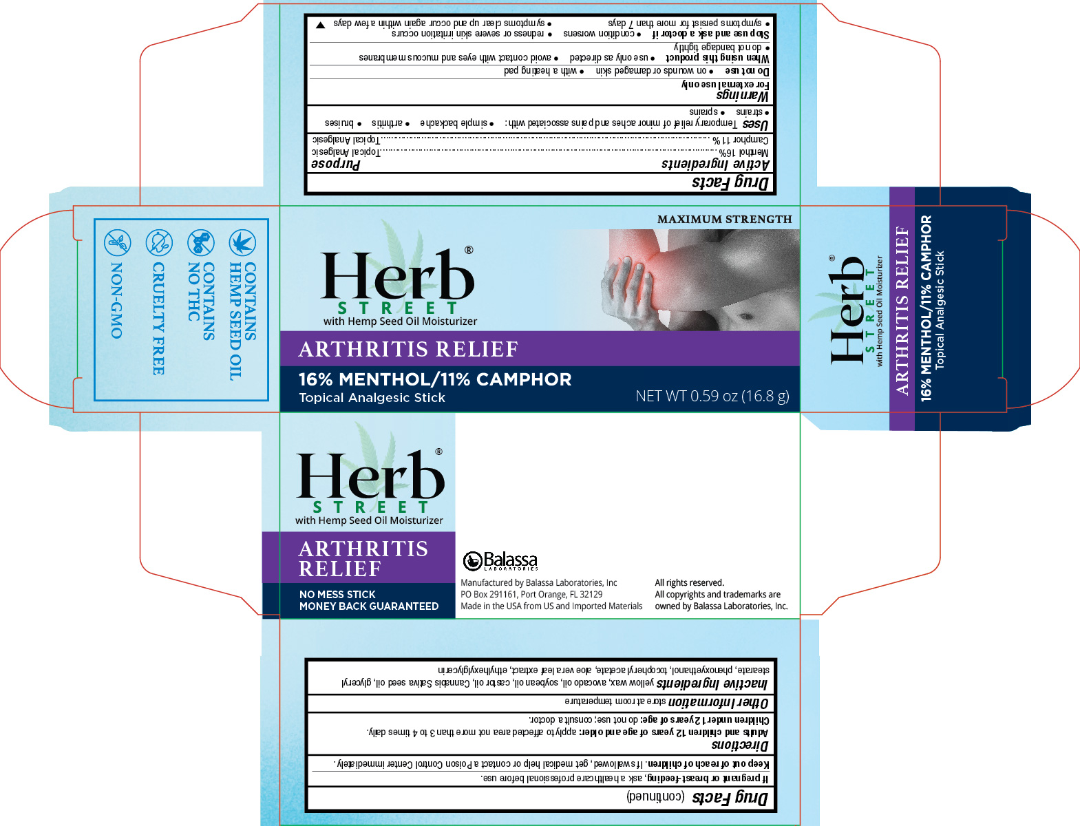Pill image for Herb Street Arthritis Relief