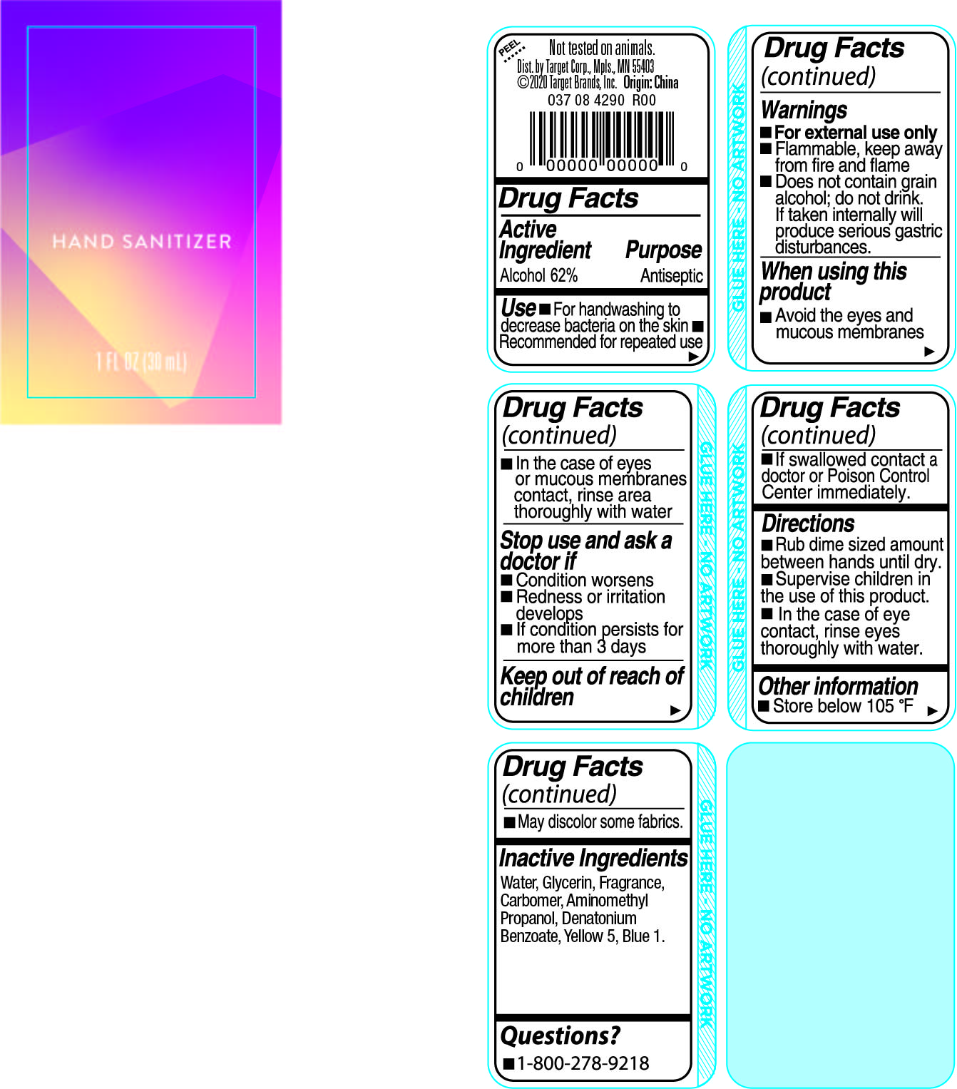 Pill image for Bthcncptstrget Blue & Green Hnd Sntzr